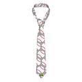 Game Day Tie - Baseballs Classic Grey