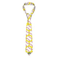 Game Day Tie - Baseballs Classic Yellow