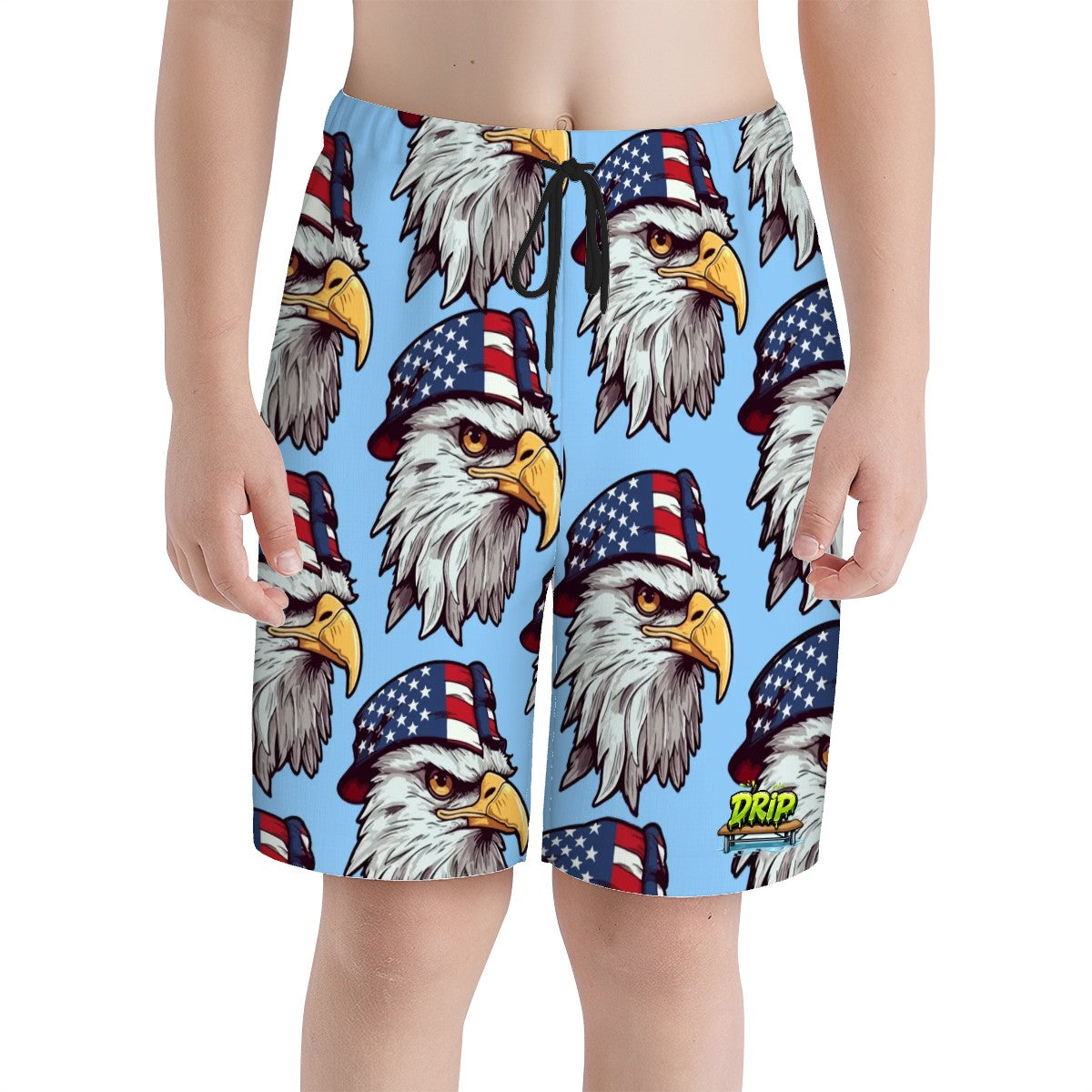 Youth Swim Shorts - Eagles Fly Blue