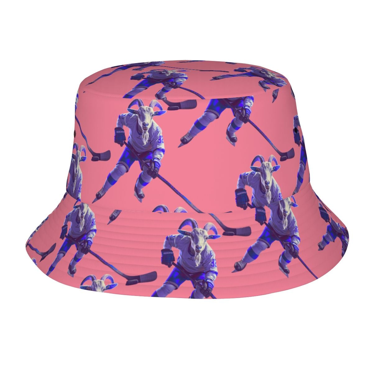 Drip Bucket Hat - The Hockey Goat Pink