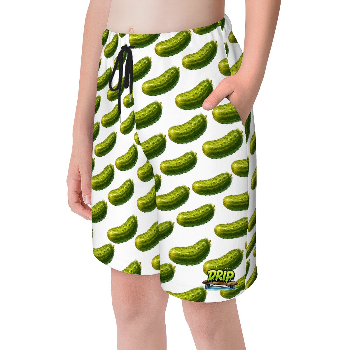 Youth Swim Shorts - Pickled White