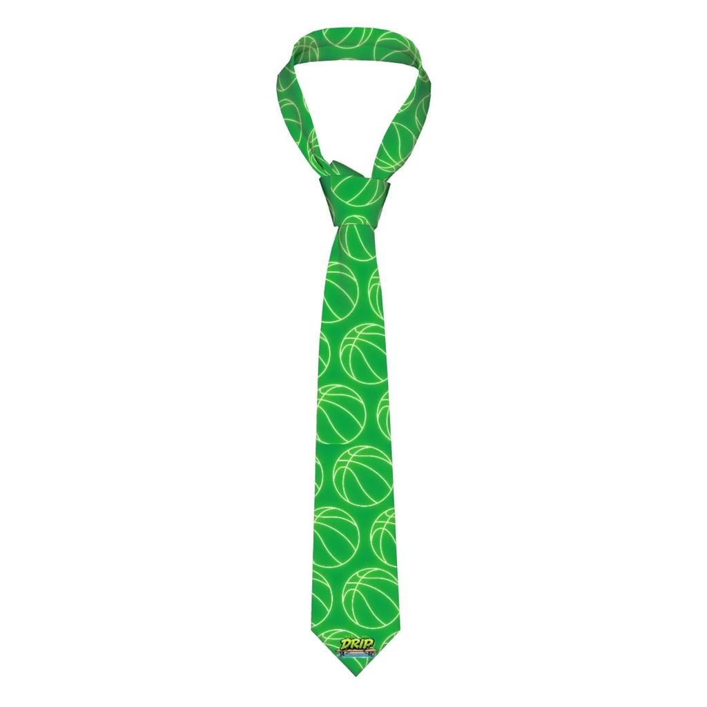 Game Day Tie - Neon Green Green