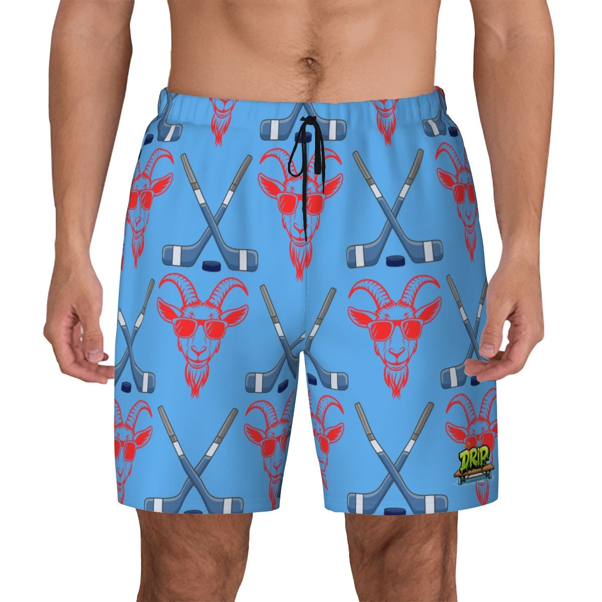 W2W Pro Mesh Hybrid Shorts - Goated Hockey Sky Blue