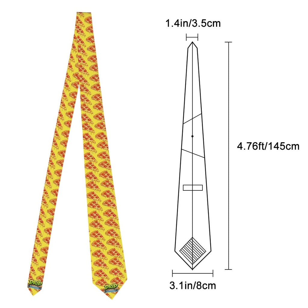 Game Day Tie - Pizza Yellow
