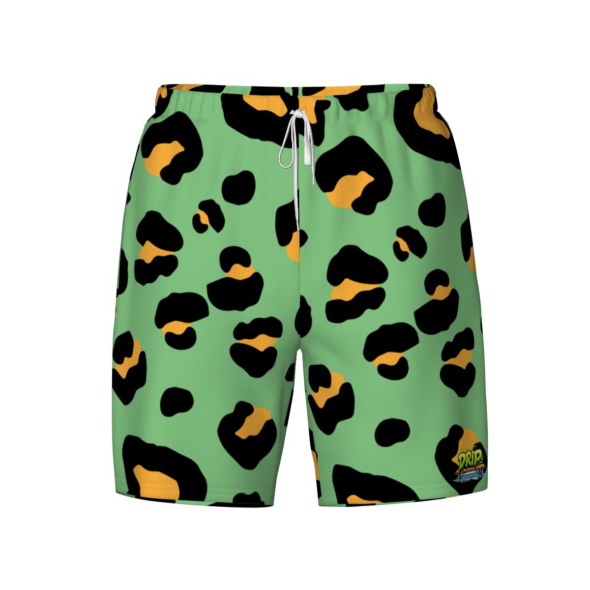 W2W Pro Mesh Hybrid Shorts - Drip Bench Leopard Green