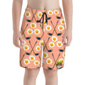 Youth Swim Shorts - Sunnyside Snipes Peach