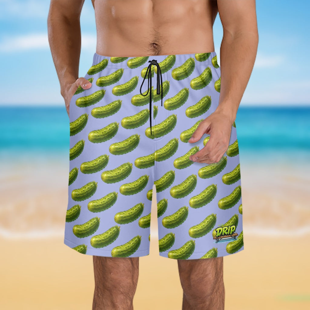 Men/Teen Swim Shorts - Pickled Light Purple