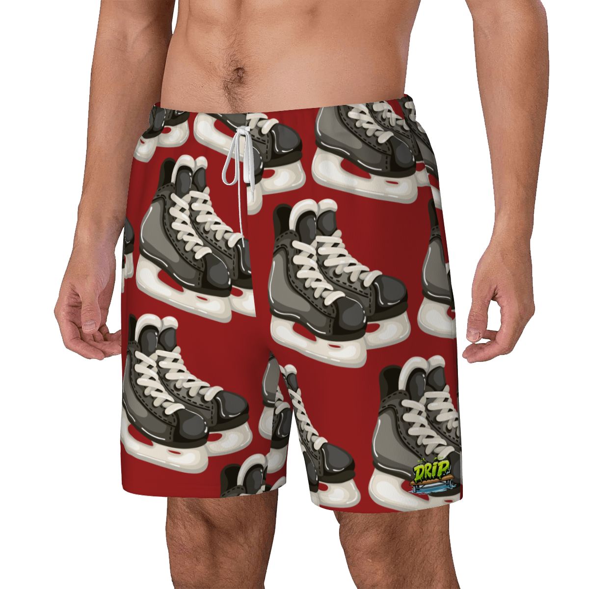 W2W Pro Mesh Hybrid Shorts - Hockey Skates Classic Red