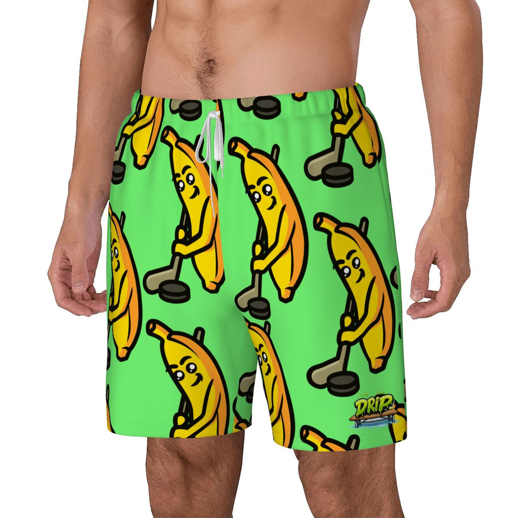 W2W Pro Mesh Hybrid Shorts - Bananas for Hockey Hot Green
