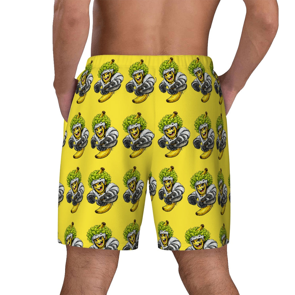W2W Pro Mesh Hybrid Shorts - Banana Lettuce Flow