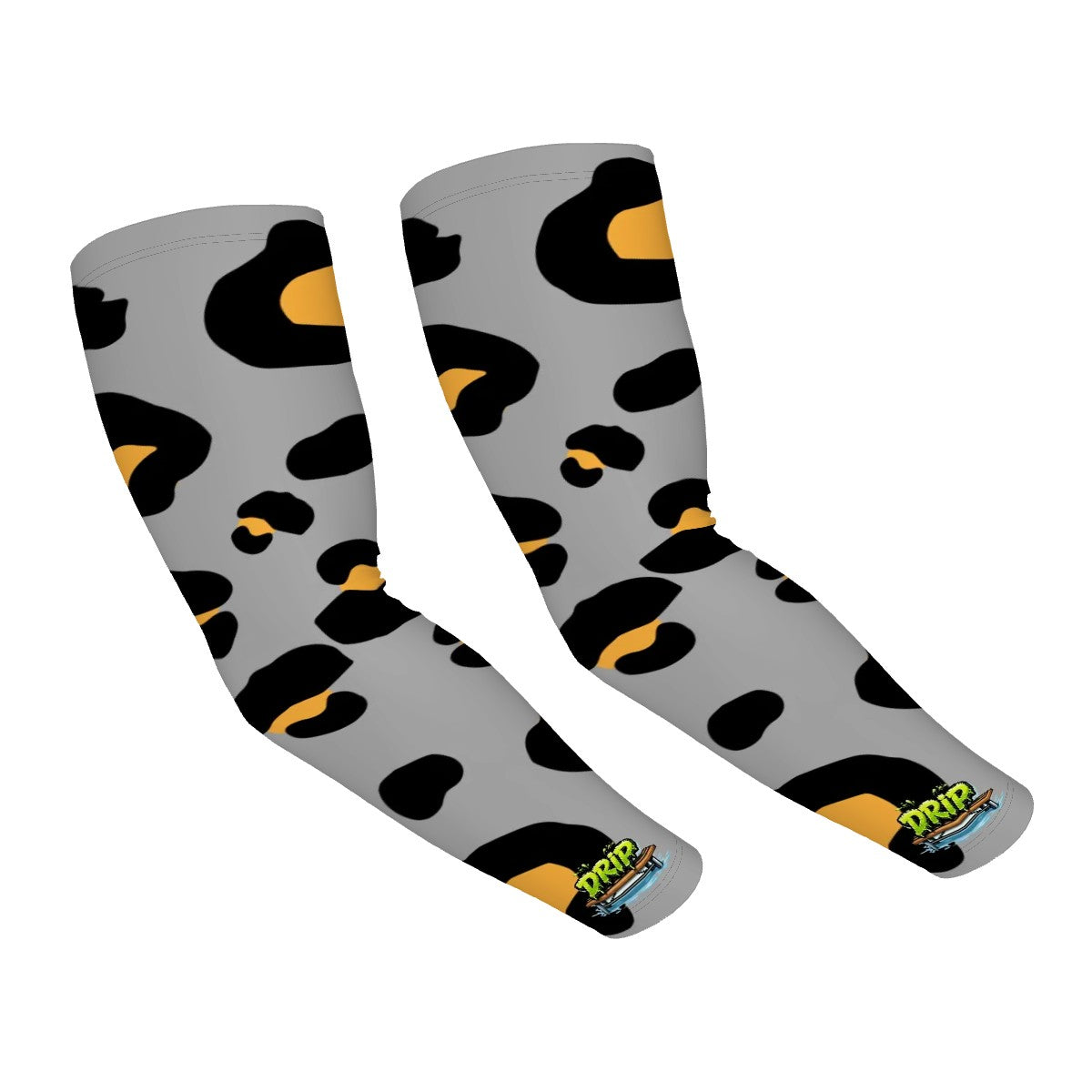 Drip Bench Performance Arm Sleeves - Drip Bench Leopard Grey