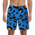 W2W Pro Mesh Hybrid Shorts - Drip Bench Leopard Dark Blue