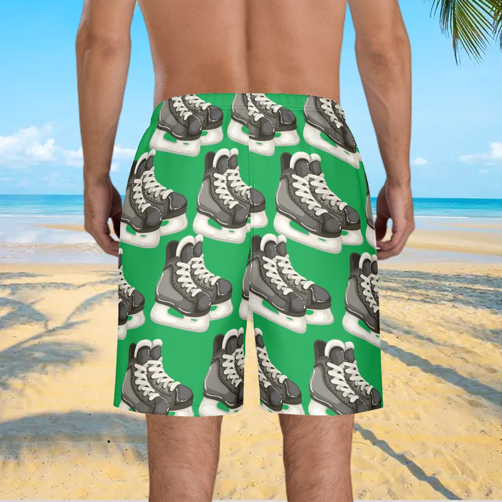 Water to Workout Hybrid Shorts - Hockey Skates Classic Green
