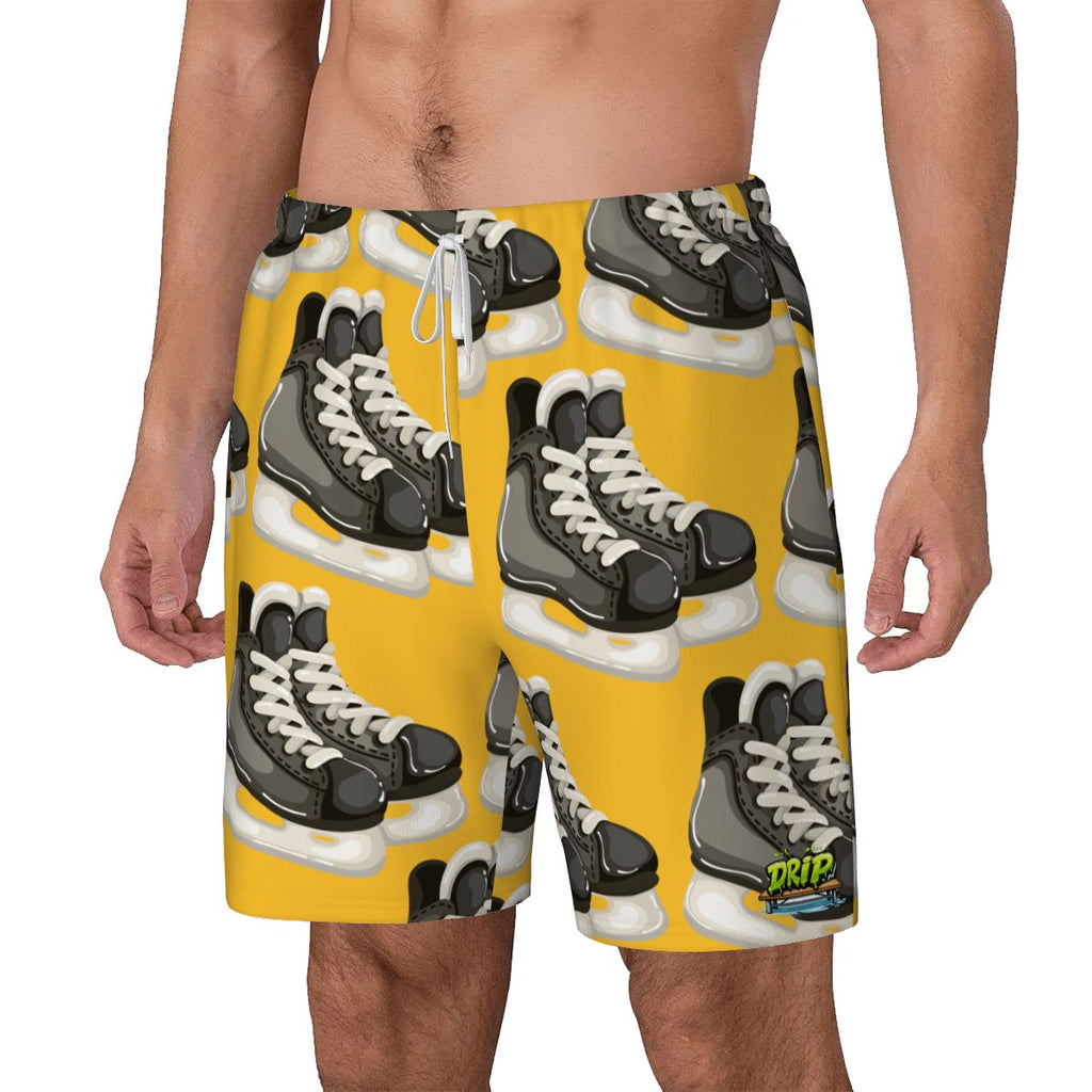 W2W Pro Mesh Hybrid Shorts - Hockey Skates Classic Gold