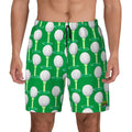 W2W Pro Mesh Hybrid Shorts - Golf Ball and Tee Classic Green