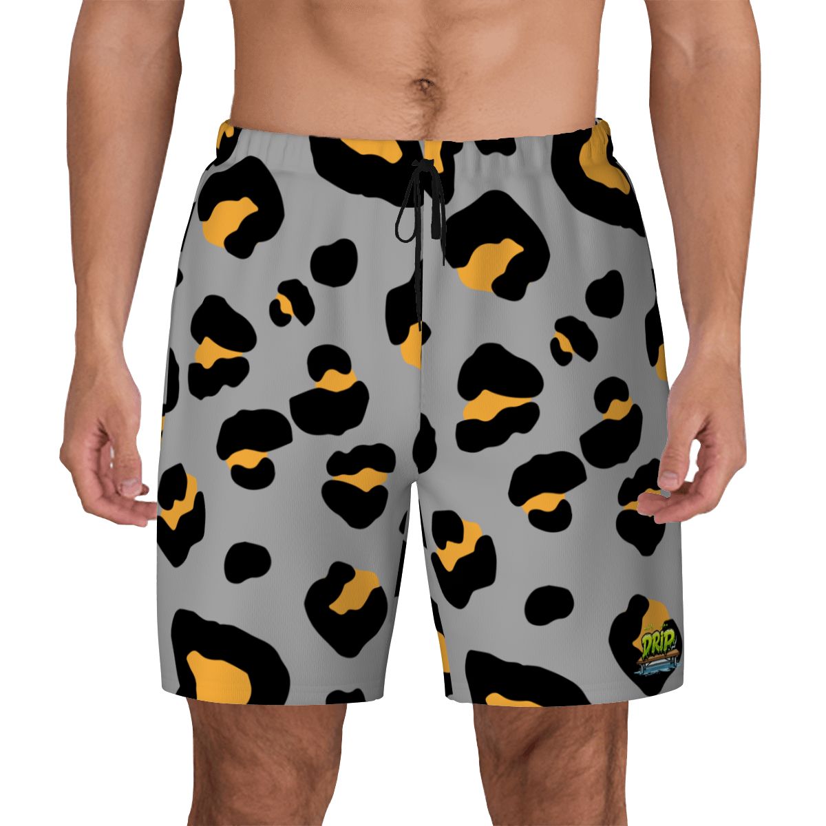 W2W Pro Mesh Hybrid Shorts - Drip Bench Leopard Grey