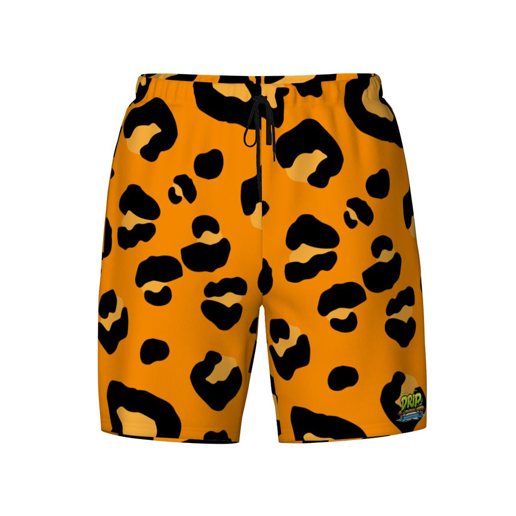 W2W Pro Mesh Hybrid Shorts - Drip Bench Leopard Orange
