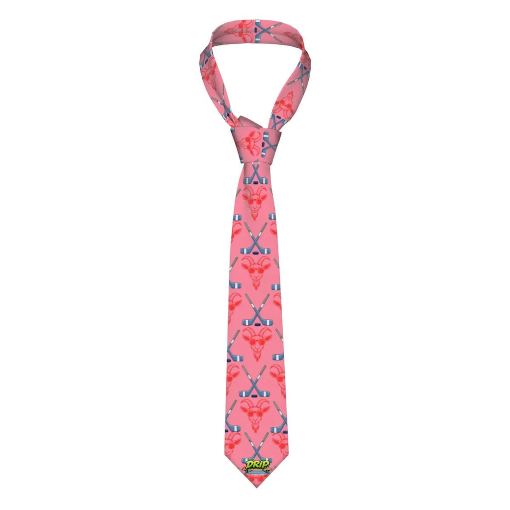 Game Day Tie - Hockey Goated Pink