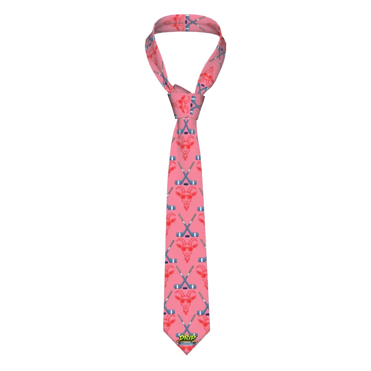 Game Day Tie - Hockey Goated Pink