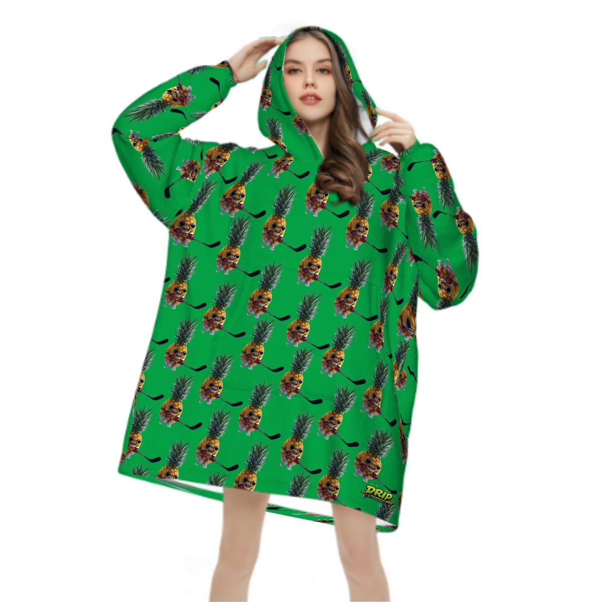 Adult Blanket Sweatshirt - Piney Snipes Classic Green