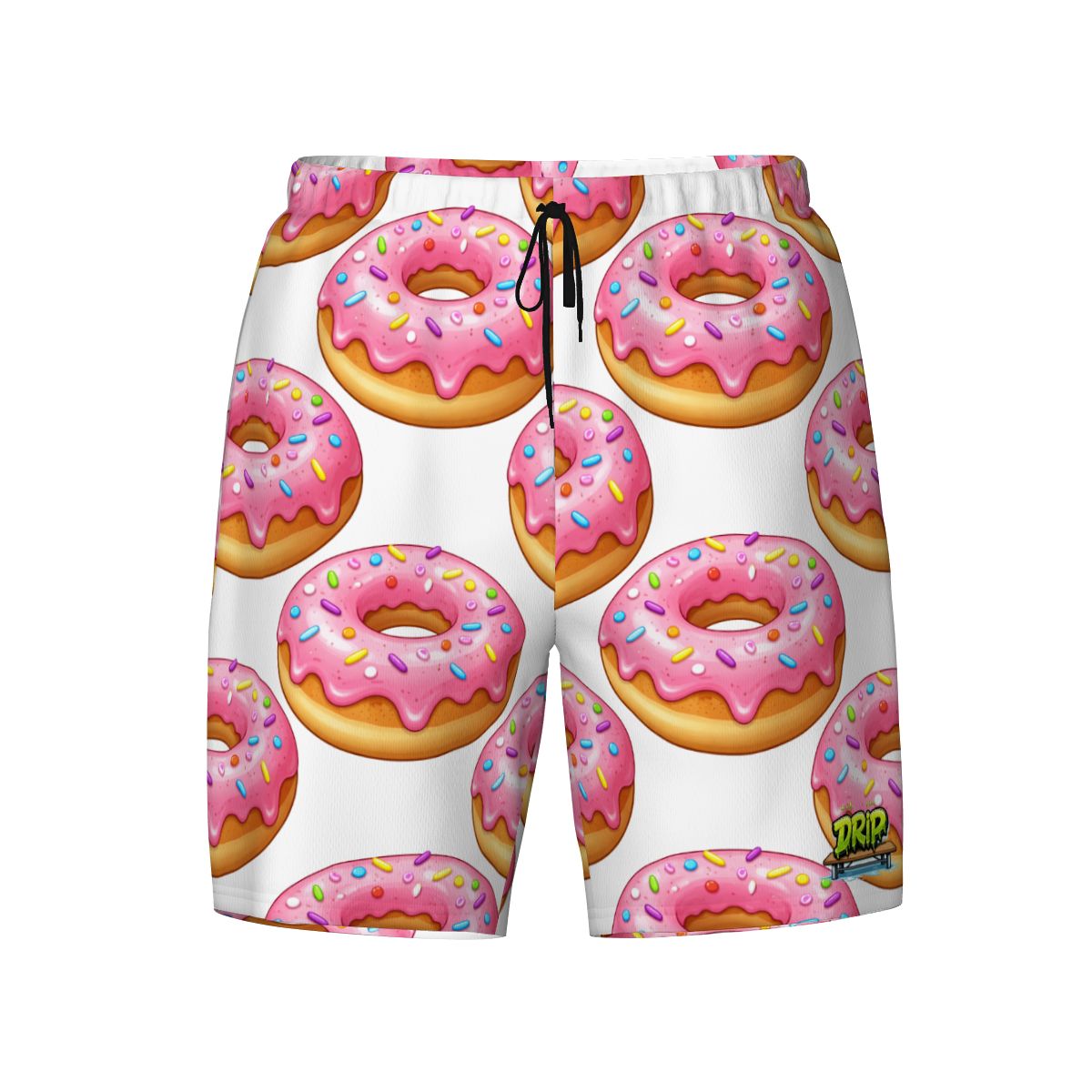 W2W Pro Mesh Hybrid Shorts - Pink Donuts White