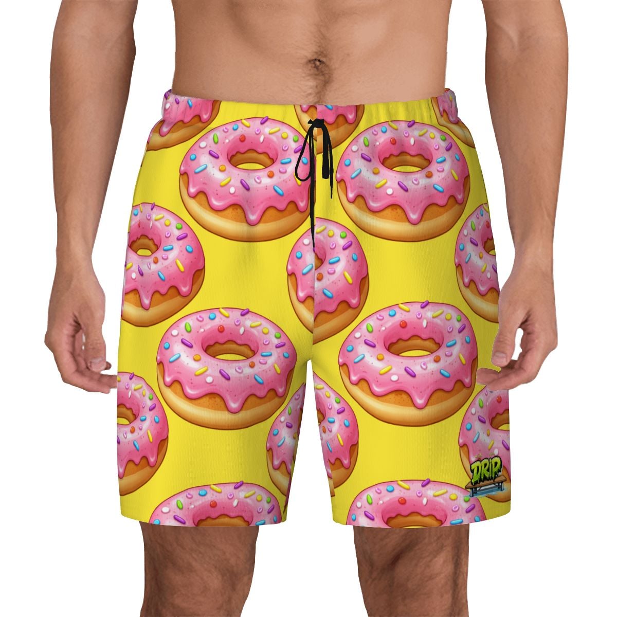 W2W Pro Mesh Hybrid Shorts - Pink Donuts Yellow