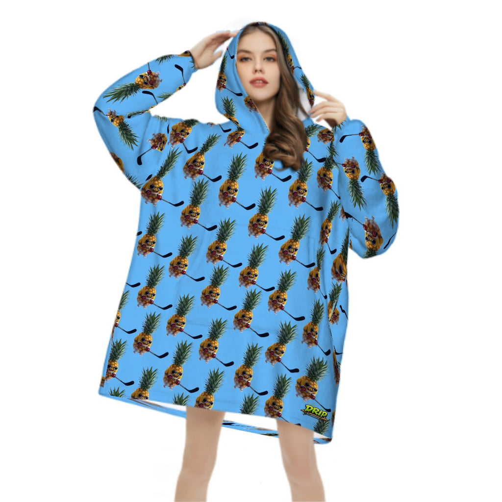 Adult Blanket Sweatshirt - Piney Snipes Blue