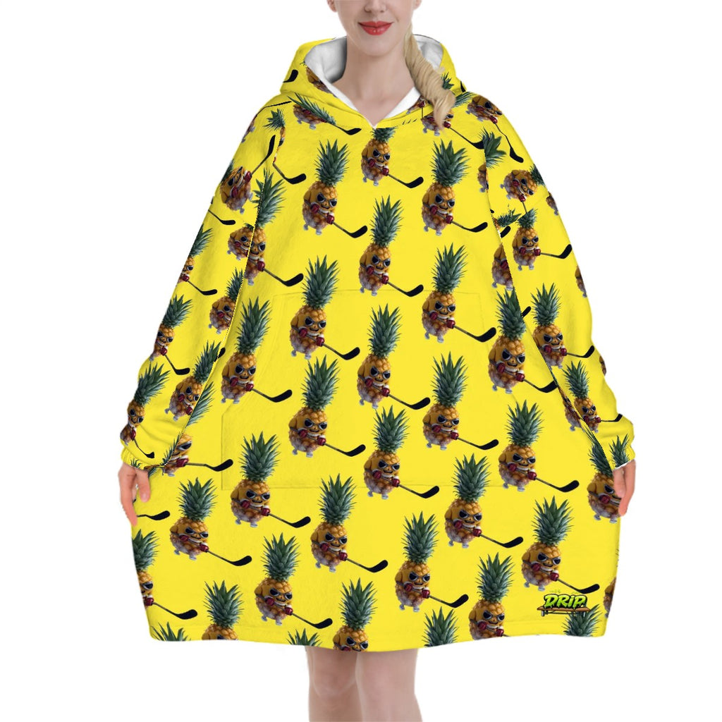 Adult Blanket Sweatshirt - Piney Snipes Yellow