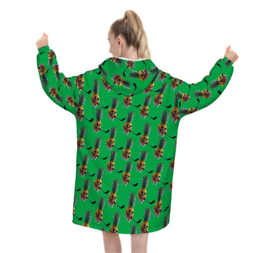 Adult Blanket Sweatshirt - Piney Snipes Classic Green