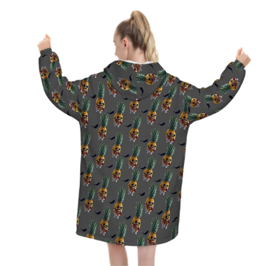 Adult Blanket Sweatshirt - Piney Snipes Charcoal
