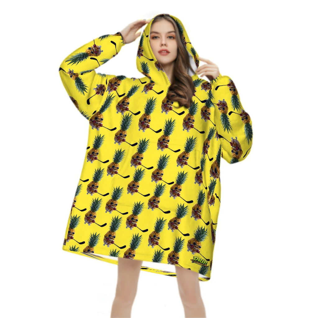 Adult Blanket Sweatshirt - Piney Snipes Yellow