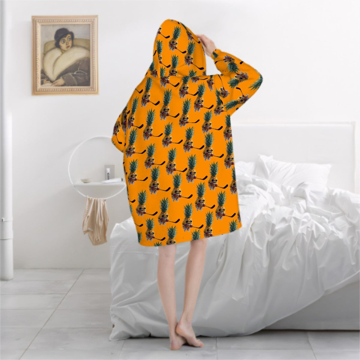 Adult Blanket Sweatshirt - Piney Snipes Orange