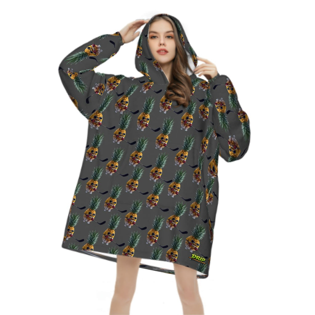 Adult Blanket Sweatshirt - Piney Snipes Charcoal