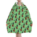 Adult Blanket Sweatshirt - Piney Snipes Jungle Green