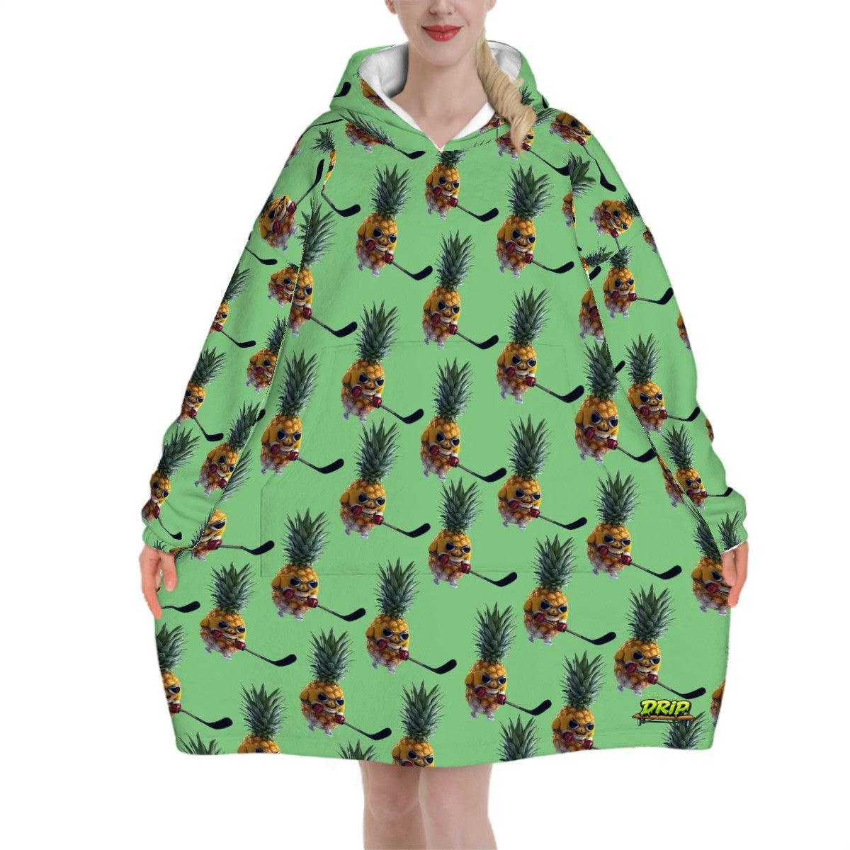 Adult Blanket Sweatshirt - Piney Snipes Jungle Green