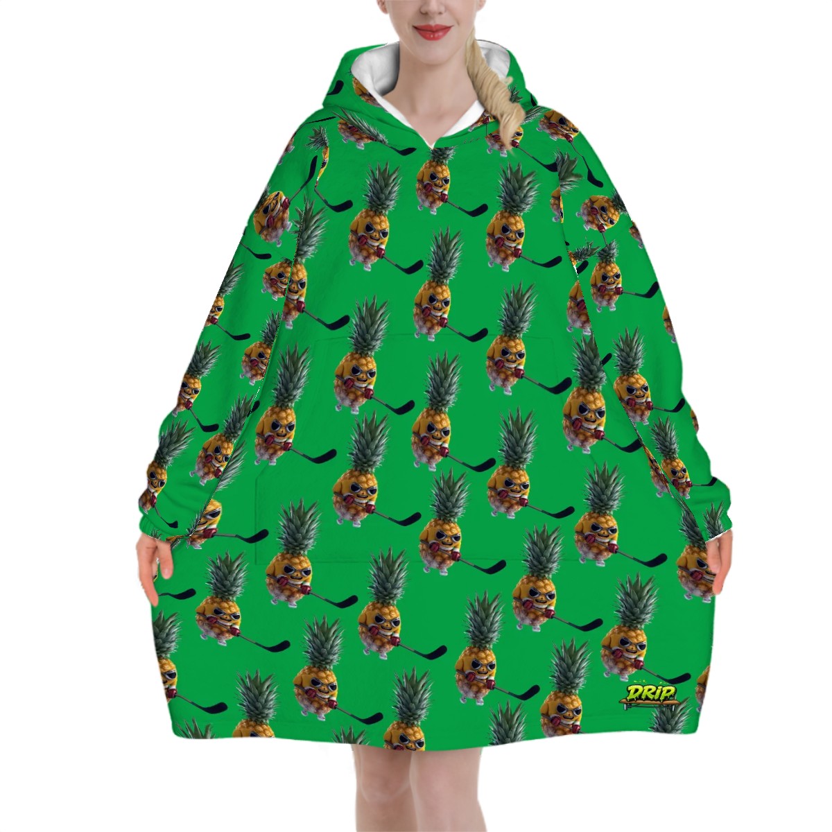 Adult Blanket Sweatshirt - Piney Snipes Classic Green