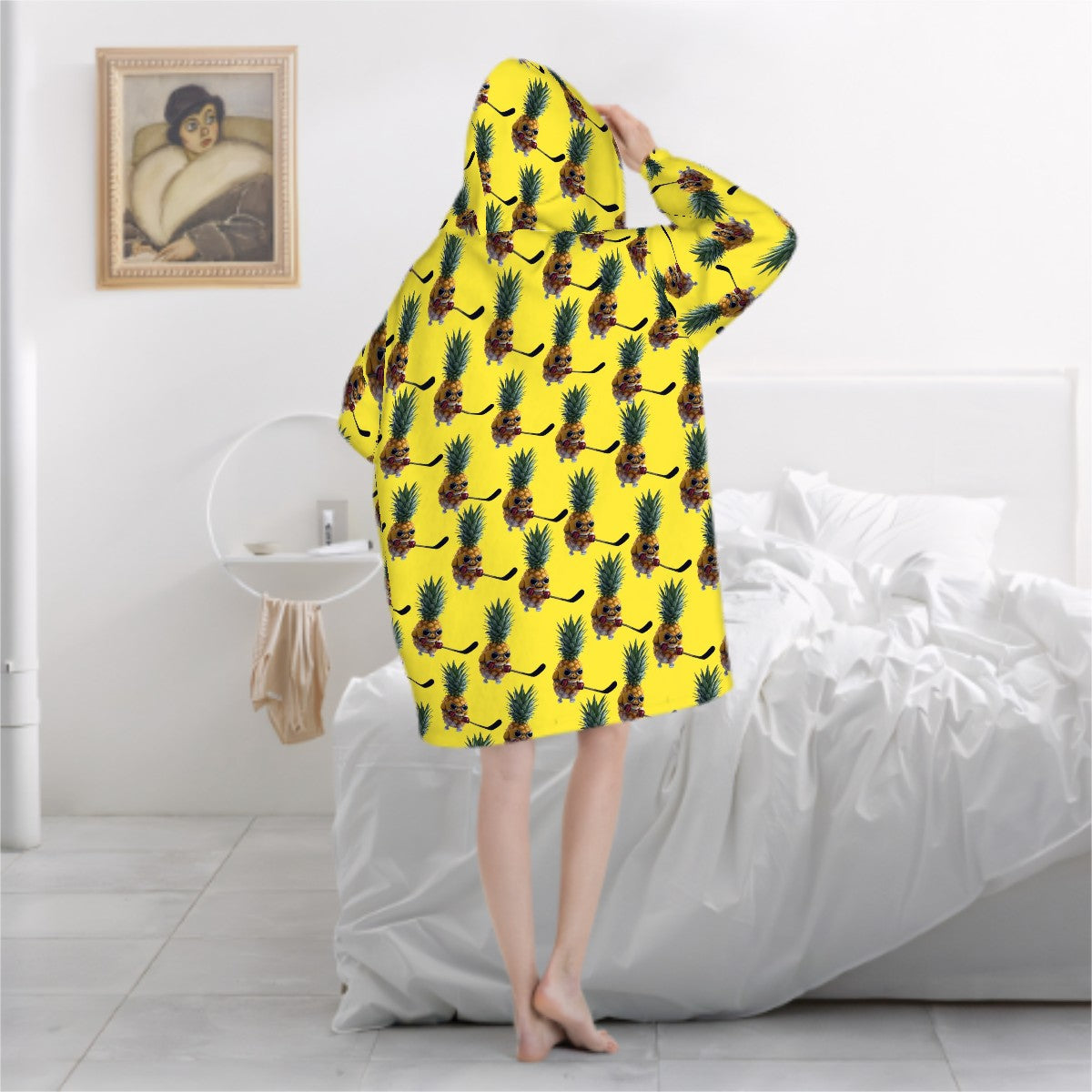 Adult Blanket Sweatshirt - Piney Snipes Yellow