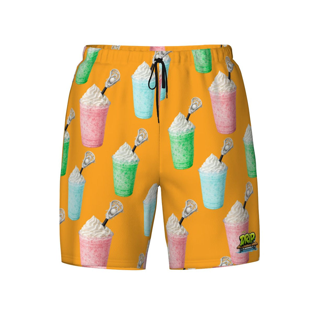 W2W Pro Mesh Hybrid Shorts - Ice Cream Lacrosse Orange