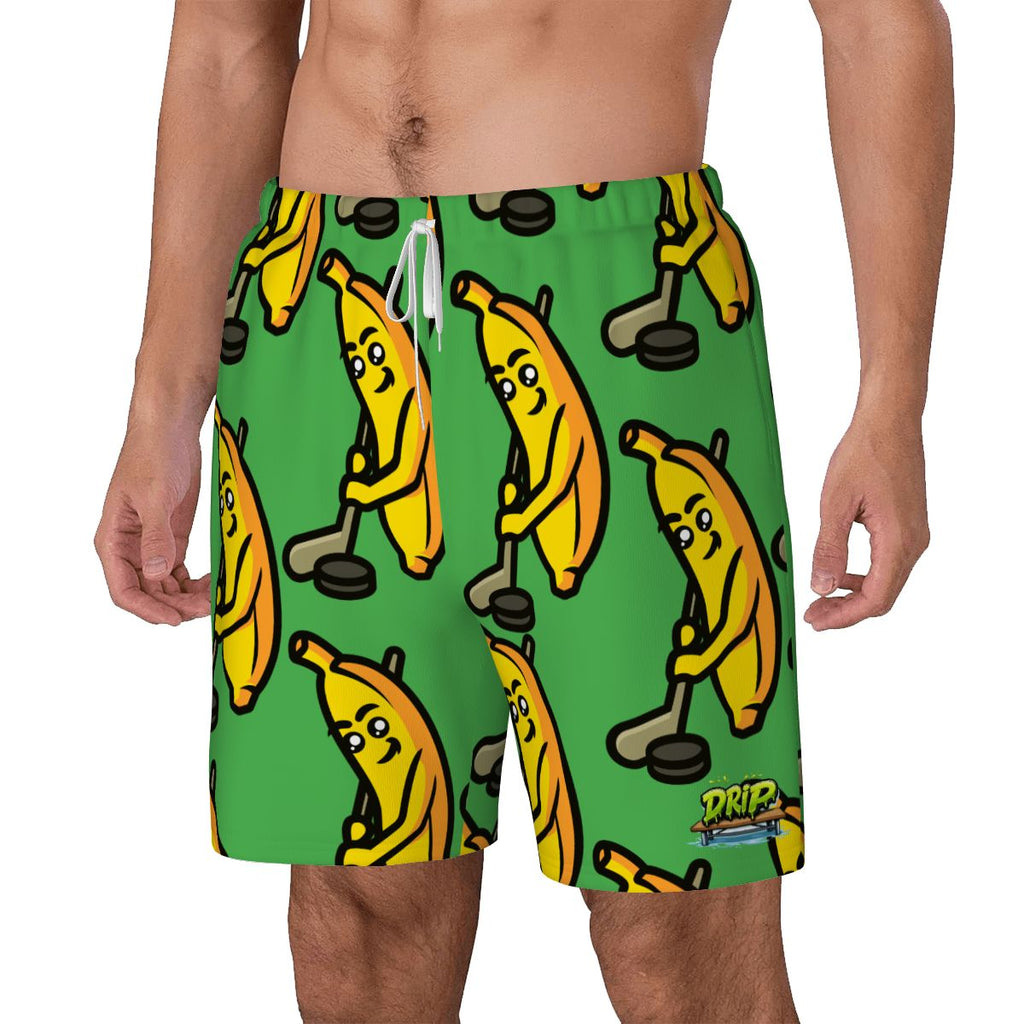 W2W Pro Mesh Hybrid Shorts - Bananas for Hockey Green