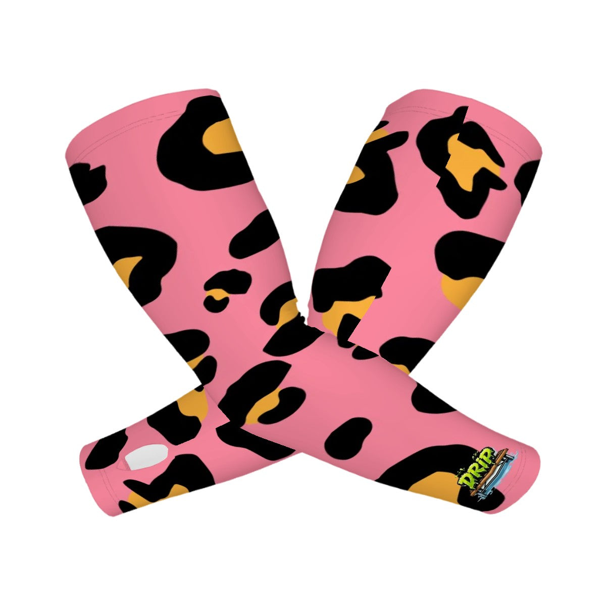 Drip Bench Performance Arm Sleeves - Drip Bench Leopard Pink