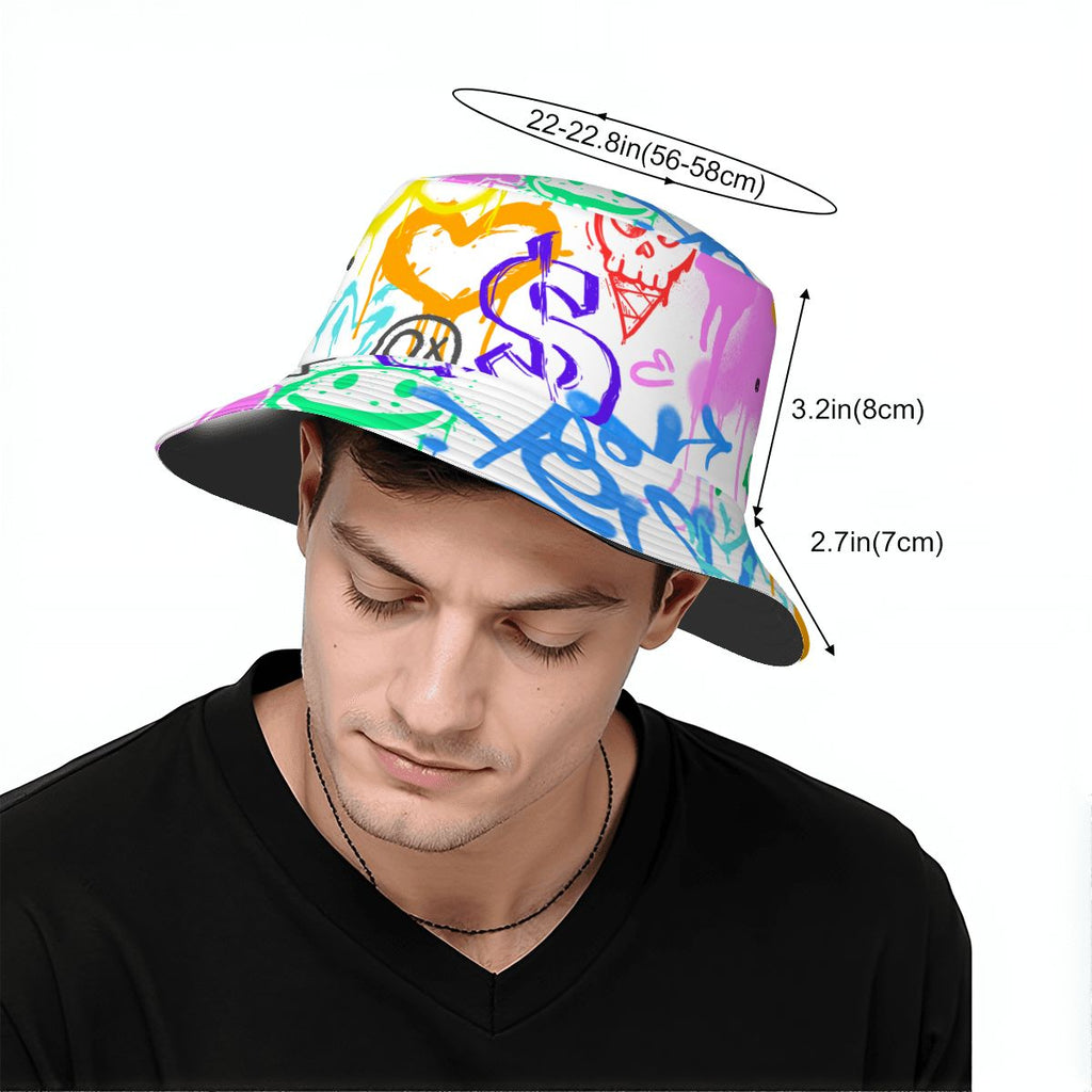 Drip Bucket Hat - Graffiti