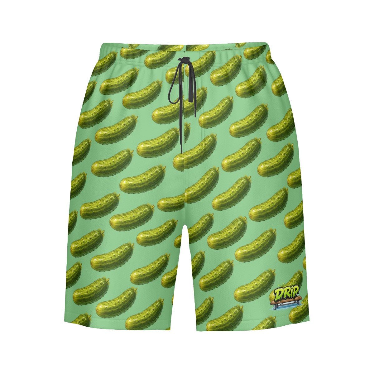 Men/Teen Swim Shorts - Pickled Green