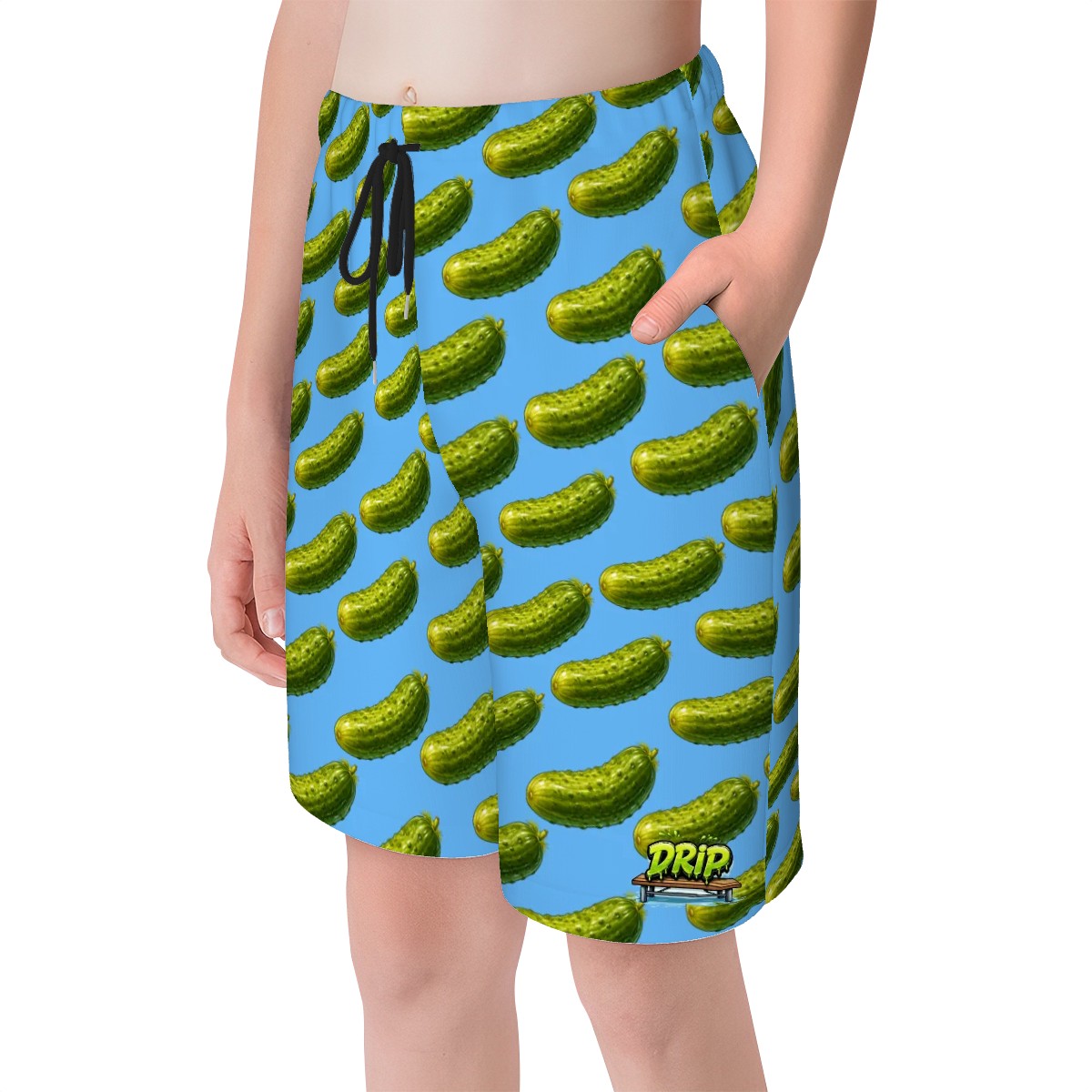 Youth Swim Shorts - Pickled Blue