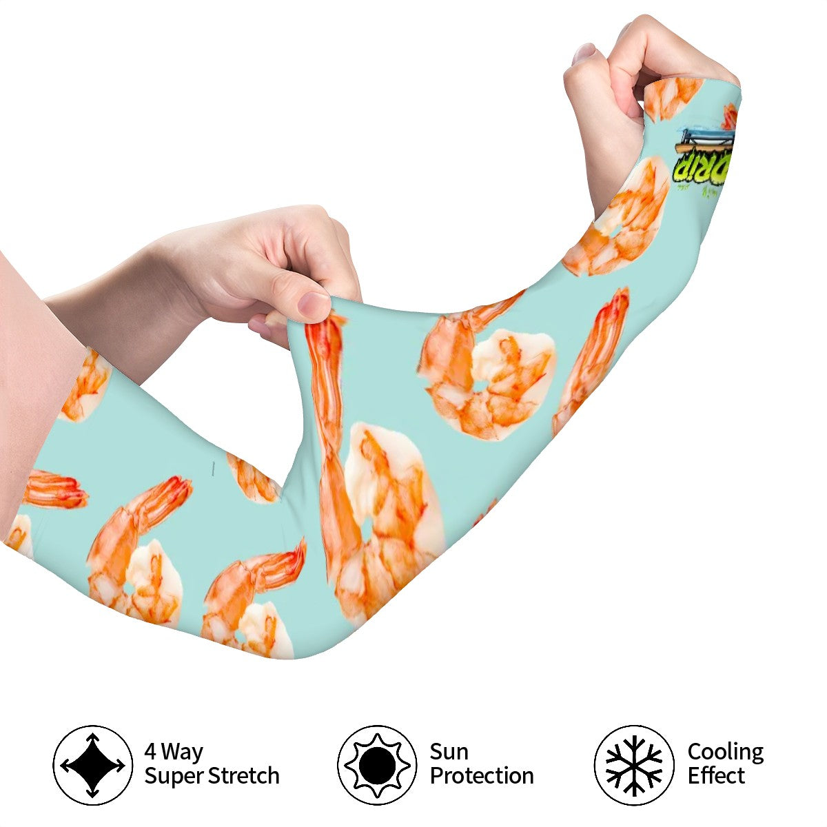 Drip Bench Performance Arm Sleeves - Shrimp Cocktail