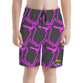 Youth Swim Shorts - Swing Batter Charcoal