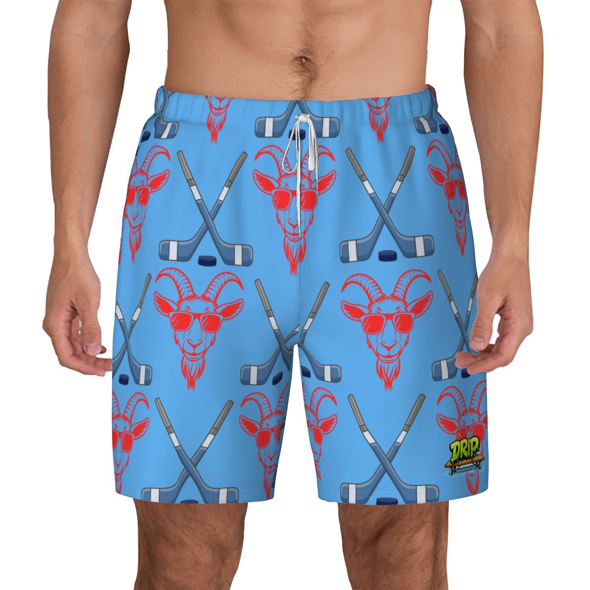 W2W Pro Mesh Hybrid Shorts - Goated Hockey Sky Blue