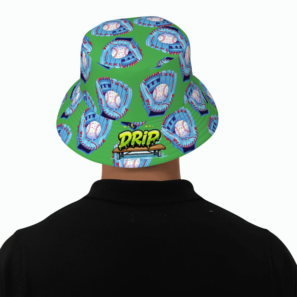 Drip Bucket Hat - Baseball Sprinkles Drip Turf Green