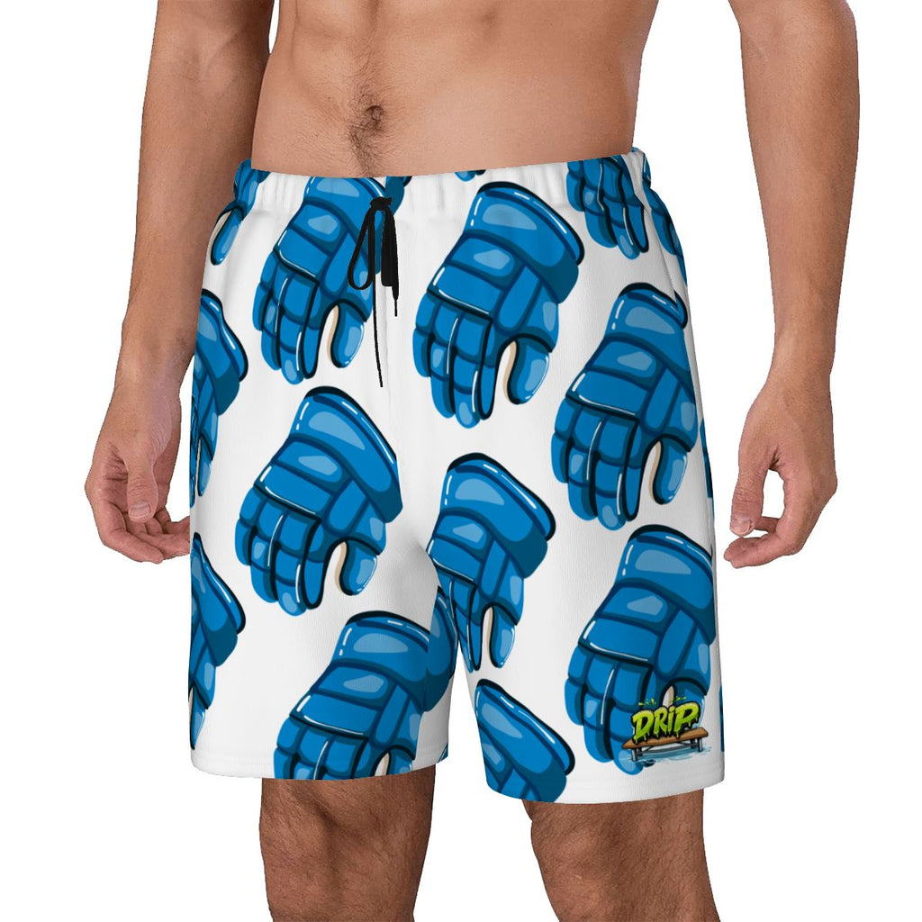 W2W Pro Mesh Hybrid Shorts - Blue Hockey Glove White
