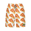 Men/Teen Swim Shorts - Pizza White