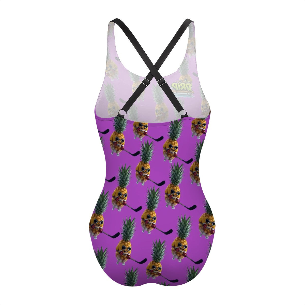 Cross-Back One Piece Swimsuit Women - Piney Snipes Purple